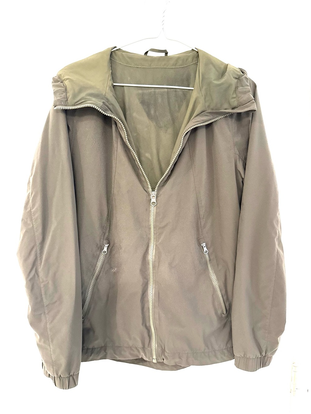 Lululemon Women's Lightweight Hooded Jacket - Olive Green